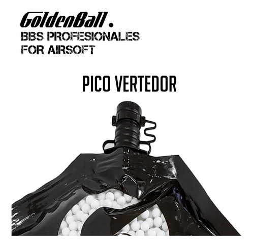 Imagen 4 de 10 de Balines Airsoft Premium Bbs 6 Mm X4000 0,12 Gr Goldenball
