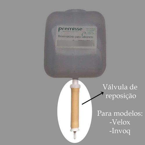 Kit 3 Válvula Dosadora Reservatório Dispenser Velox Premisse