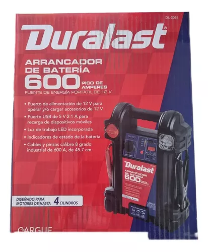 Arrancador de batería 12 v 600 amp