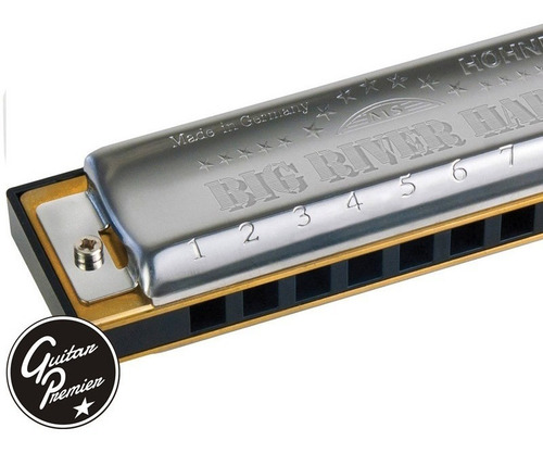 Armonica Hohner Diatonica Big River Harp +estuche +lecciones
