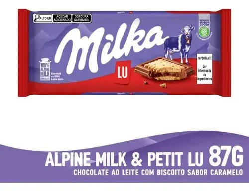 Chocolate Milka Lu 87g