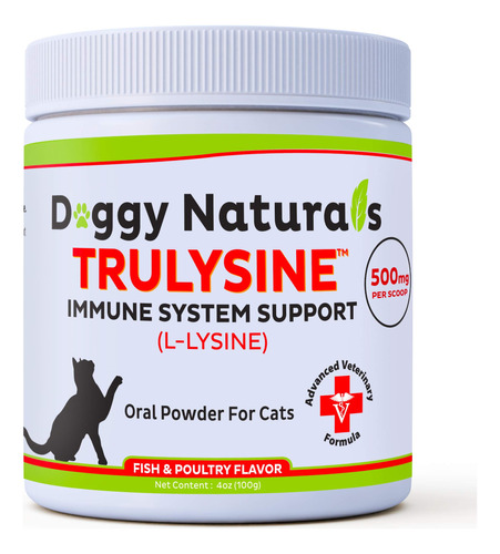 Trulysine L-lisina Para Gatos Polvo Oral De Apoyo Inmunologi