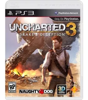 Uncharted 3: Drake's Deception - Mídia Física Ps3