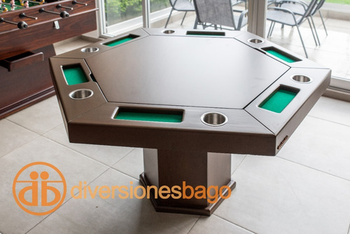 Mesa De Poker O Cartas Hexagonal - Bago