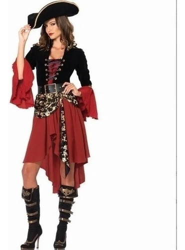 Disfraz De Pirata Adulto Halloween P