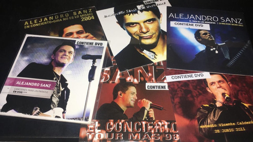 Alejandro Sanz 6 Dvd Nuevos Originales Cerrados