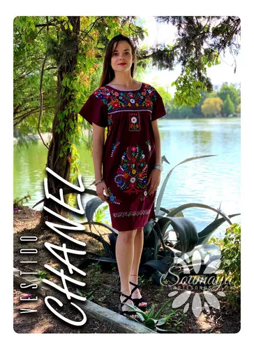 Vestido Artesanal Bordado A Mano Para Mujer en venta en Puebla Puebla por sólo - OCompra.com Mexico