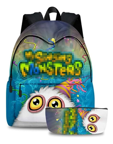 My Monsters School Backpack Set  2 Piezas De Personajes De 