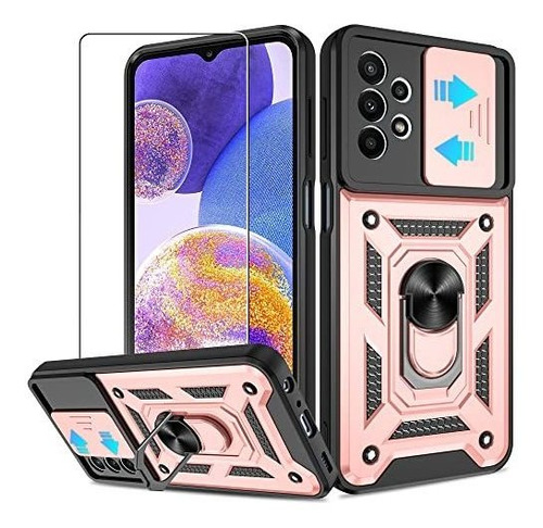 A23 Case, Galaxy A23 5g/4g Case Con Protector Ndz7y