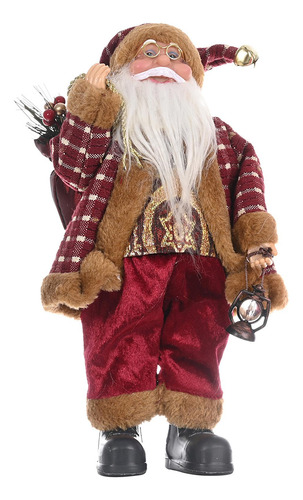 Delux Papá Noel Papá Noel De Pie Lampara De Aceite
