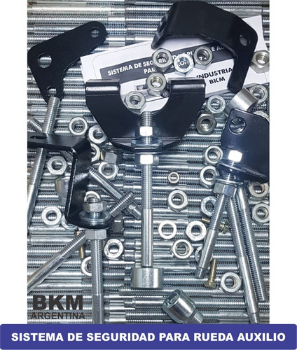 Imagen 6 de 7 de Traba Antirrobo Rueda Auxilio Bkm Ford Ranger 2012 / 2021