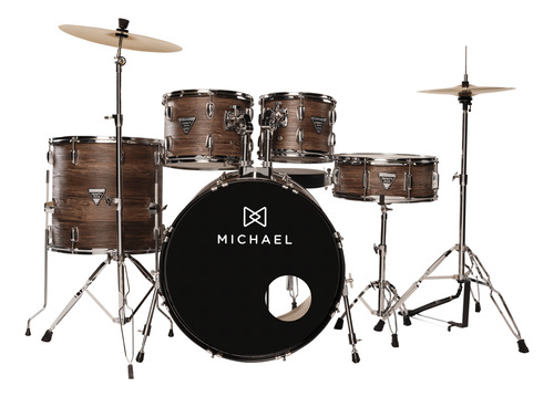 Bateria Michael Trinity Dmt322 Mdk Bumbo 22 Matte Oaky