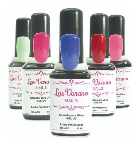 12 Esmaltes Semipermanente Uv A Eleccion Las Varano Lefemme