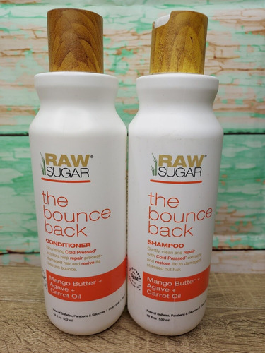Shampoo Y Acondicionador Raw Sugar Importado