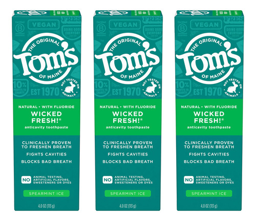 Tom's Of Maine Wicked Fresh! Pasta Dental Anticaries Natural