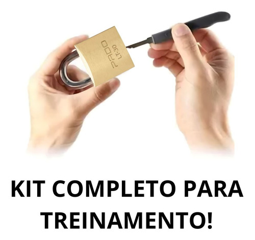 Kit Ferramentas Micha Abertura Porta Com Cadeado Pado 30mm