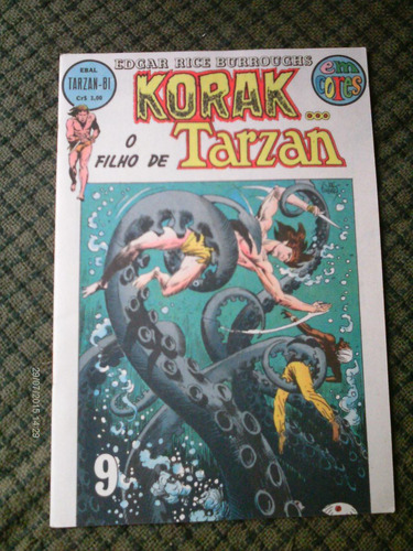 Tarzan-bi Em Cores  N.09  Ebal Agosto/setembro 1974