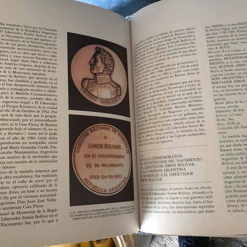 Medallas Y Monedas Conmemorativas De Bolivar Nuevo Sellado (Usado)