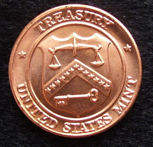 Medalla Conmemorativa Token Usa Treasury Mint Denver