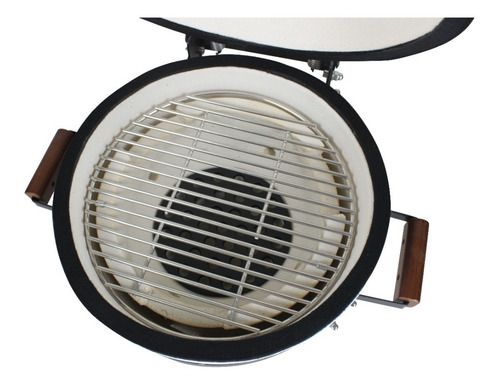Imagen 6 de 9 de Kamado 16 Parrilla Grill Ahuma 40.5cm Cerámico 2/4 Personas