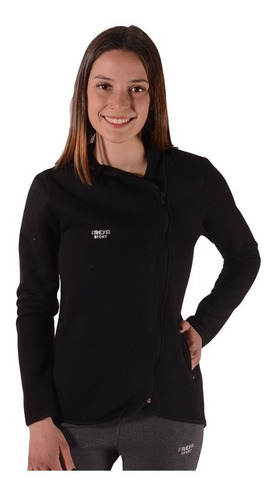 Campera Asimétrica Frizada Freya Sport Cam-af 101