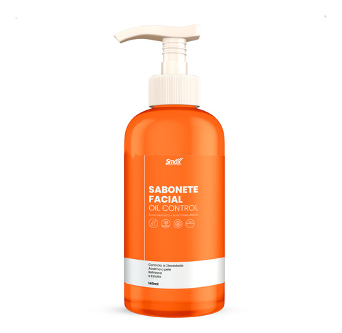 Sabonete Facial Liquido Oil Control 140ml Smax