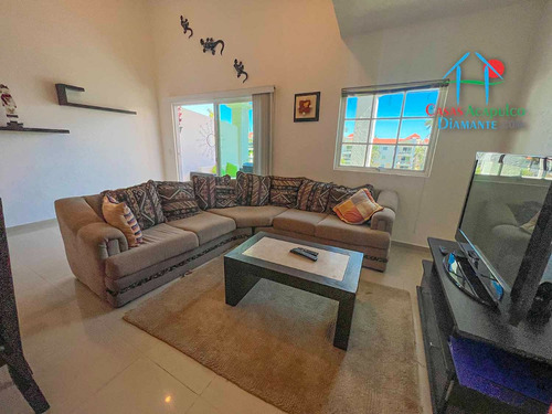 Cad Diamante Lakes Zafiro 327. Terraza Con Vista A La Alberca Y Jardines