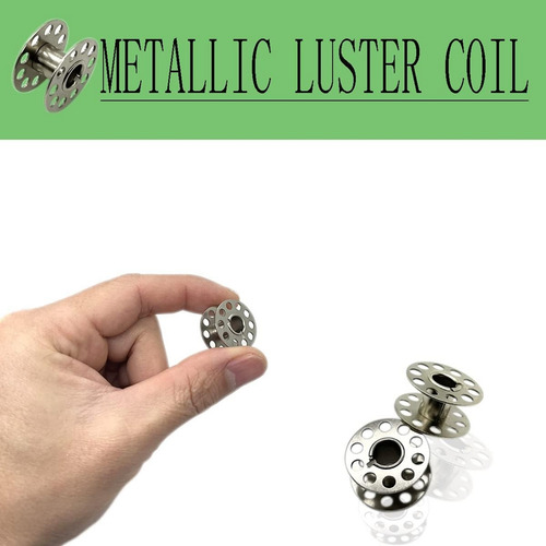 50 Bobinas De Metal Para Máquina De Coser Con Caja De Almace