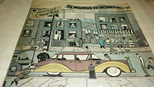 War El Mundo Es Un Ghetto Vinilo Vg+ Vintage