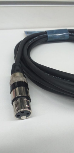 Imagem 5 de 5 de Kit 3 Cabos Xlr+xlr Canon Balanceado Microfone 3 Metros Cada