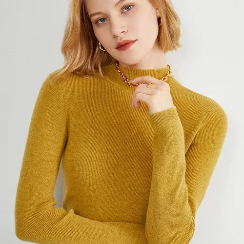 Suéter Para Mujer Otoño-invierno 2024, Cálido, Ajustado, Cas