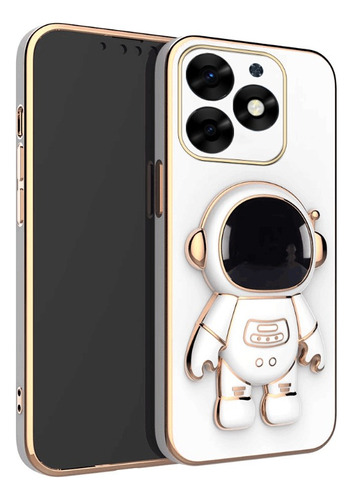 Funda Para Tecno Spark Go 2024 Galvanoplastia Astronautas