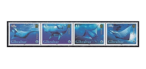 Fauna - Wwf - Manta Mobula - Gibraltar - Serie Mint