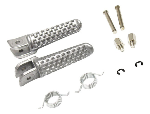 2pcs Reposapiés Laterales De La Motocicleta Reposapiés