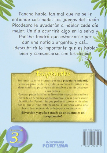 El Papagayo Pancho Habla Fatal Y Se Queda Tan Ancho, De Paul Caballero Barturen , Carmen Villanueva Rivero. Editorial Fortuna, Tapa Blanda En Español, 2013