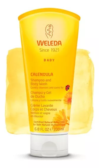 Shampoo & Body Wash Calêndula Weleda - Suave Bebê (200ml)