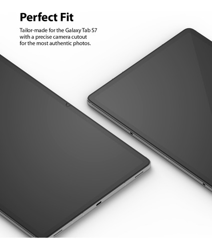 Imagen 6 de 10 de Vidrio Templado Samsung Galaxy Tab S7 Gorilla Glass Premium
