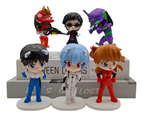 Muñeca De 6 Piezas De Neon Genesis Evangelion Versión Q