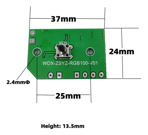 Placa De Circuito De Luz Solar Con Interruptor De 3,7 V, Con