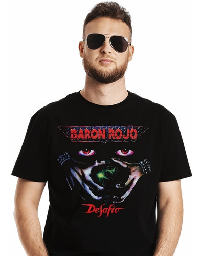 Polera Baron Rojo Desafio Metal Impresión Directa