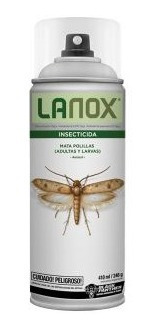 Insecticida Mata Polillas/larvas Aerosol 410ml  Lanox 