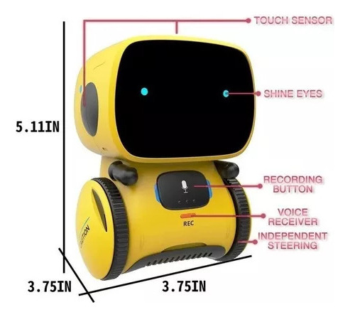 ' Sensor Táctil Interactivo De Voz De Robot Inteligente
