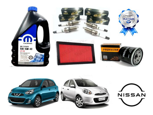 Afinacion Completa Nissan March 2015 2016 2017 2018 2019 Nst