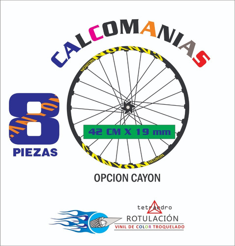 Calcomanias Rin Bicicleta Mtb 29 Cany