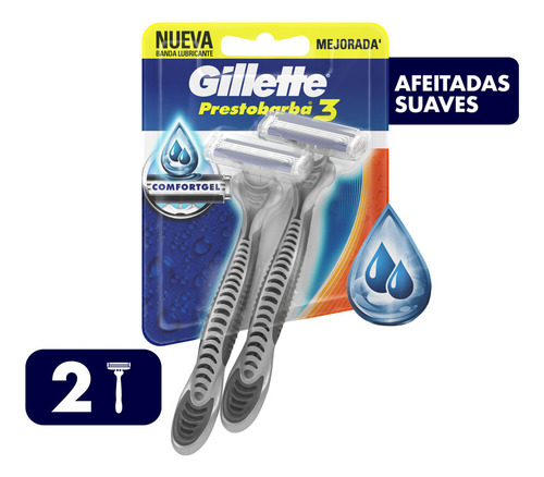 Maquina De Afeitar Gillette Prestobarba 3 Men X2u