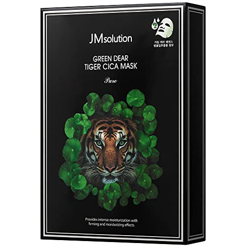 Jmsolution Green Dear Tiger Cica Mask Pure - Contiene Centel