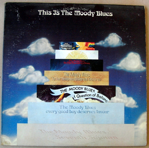 This Is The Moody Blues Vinilo Doble Lp Importado 1974