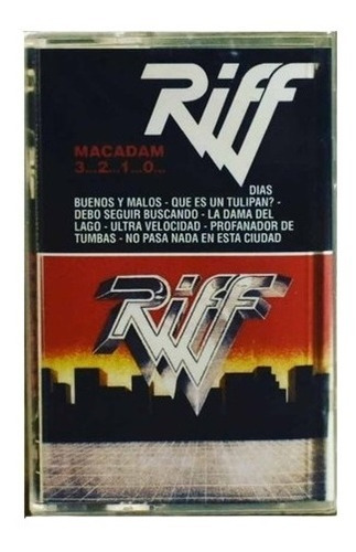 Riff Macadam 3...2...1...0... Cassette Nuevo Musicovinyl