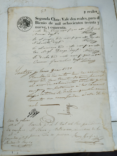 Documentos Antiguo 1839