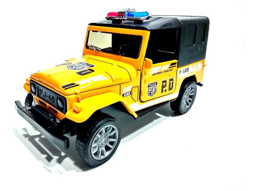 Auto Toyota Land Cruiser Fj40 Coleccion Esc 1:38 Metal 